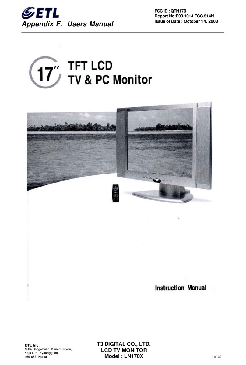 ETL LN170X User manual