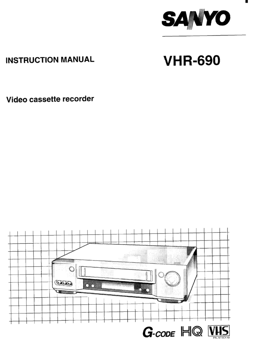 Sanyo VHR-690 User manual
