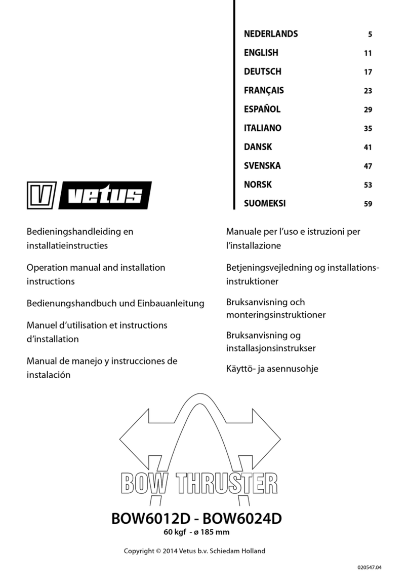 Vetus BOW6024D Specification sheet