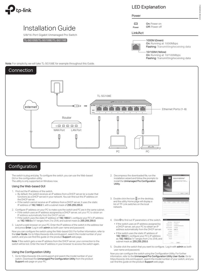 TP-Link TL-SG105E installation guide