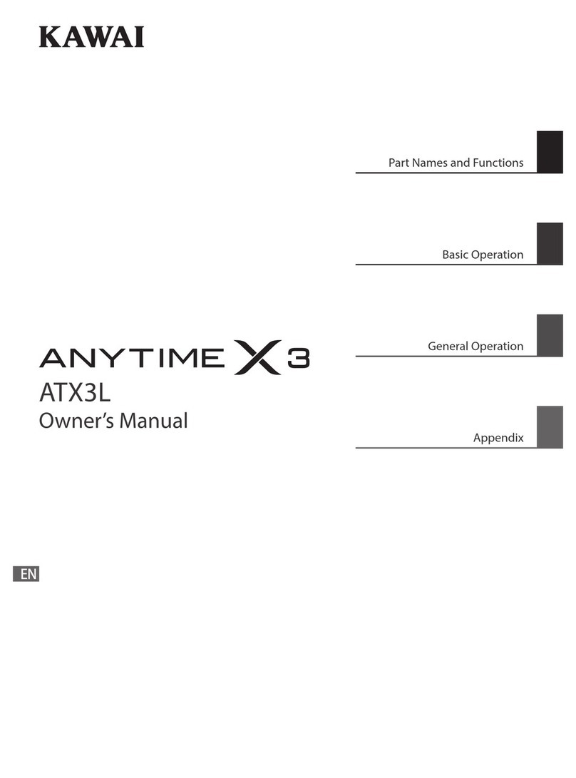 Kawai anytime x3 ATX3L User manual
