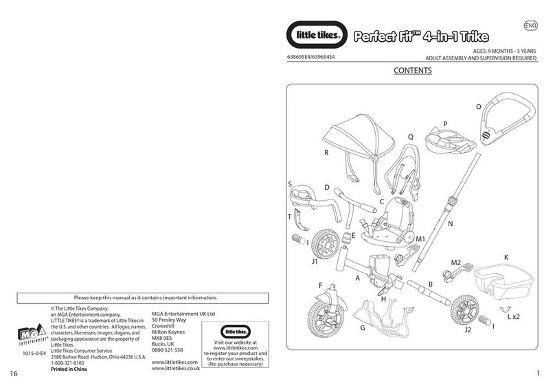 Little Tikes Perfect Fit 638695E4 manual