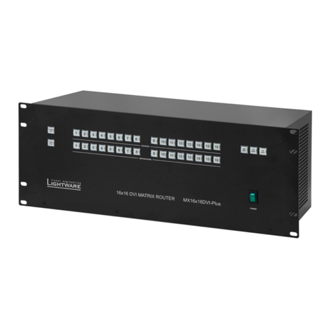 Lightware MX9x9DVI-Plus User manual
