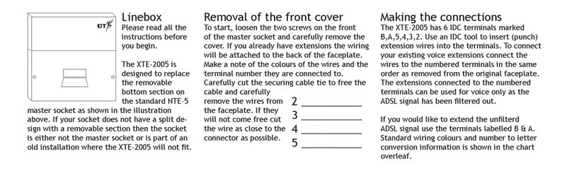 Adsl nation xte-2005 manual