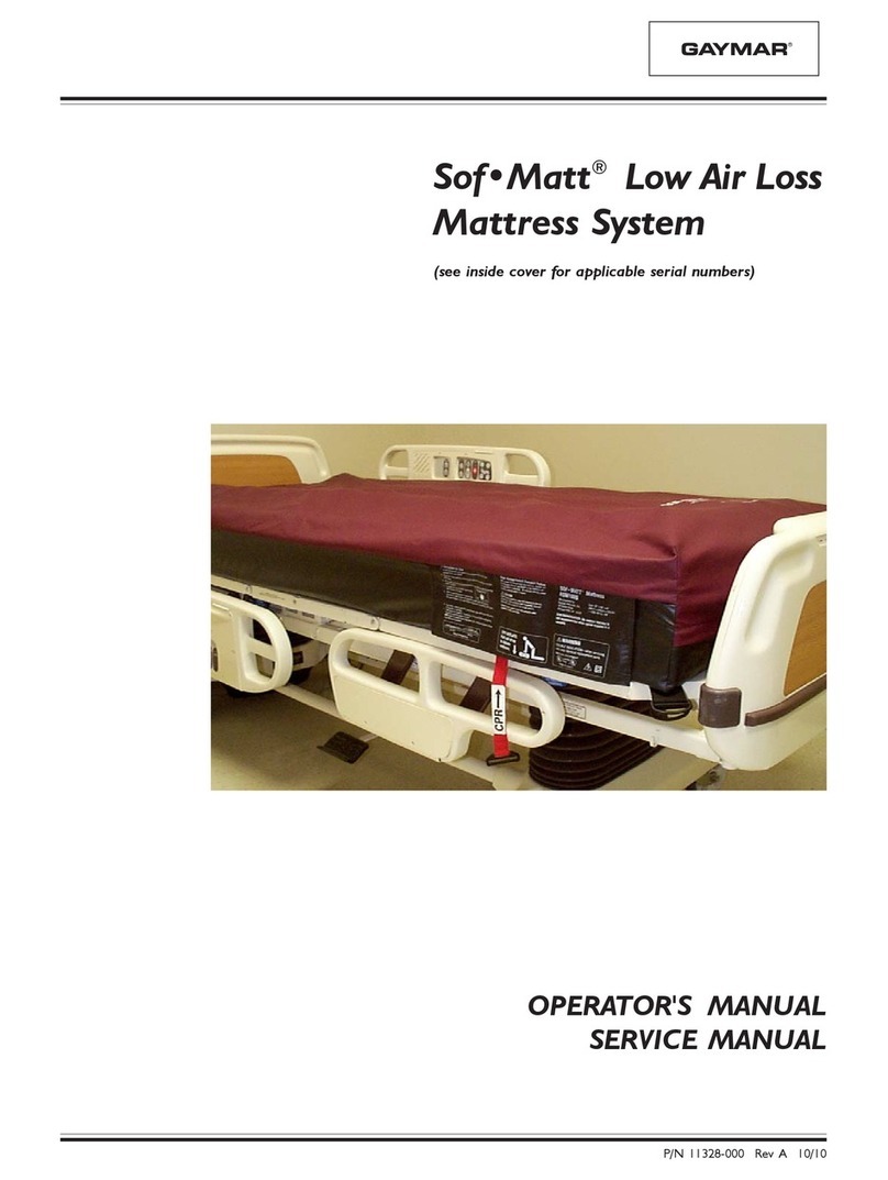 Gaymar Sof Matt Operator manual & service manual