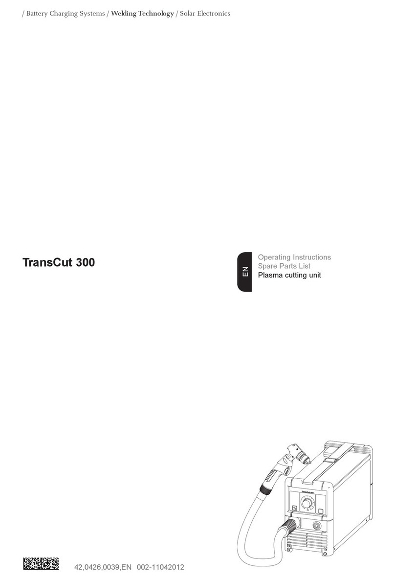 FRO­NIUS TransCut 300 Operating instructions/spare parts list