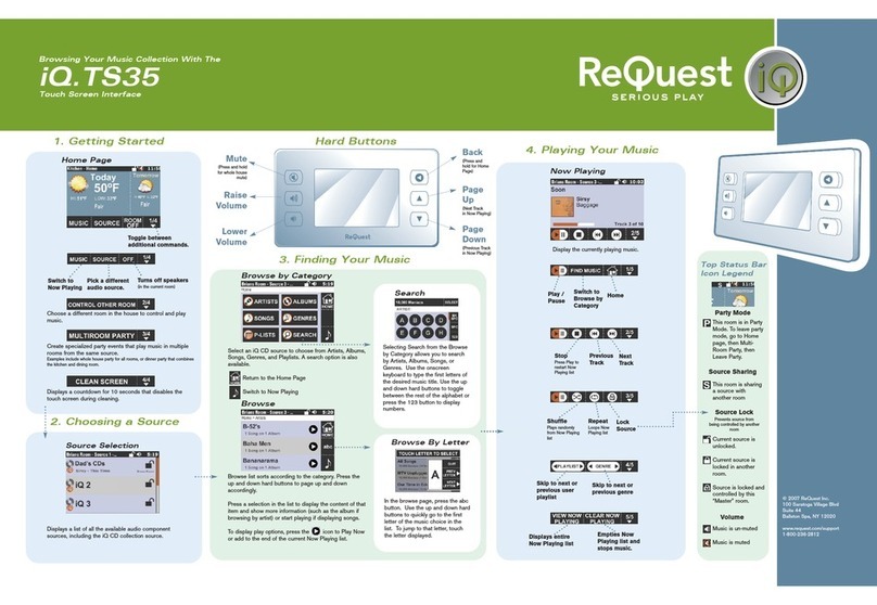Request iQ.TS35 User manual