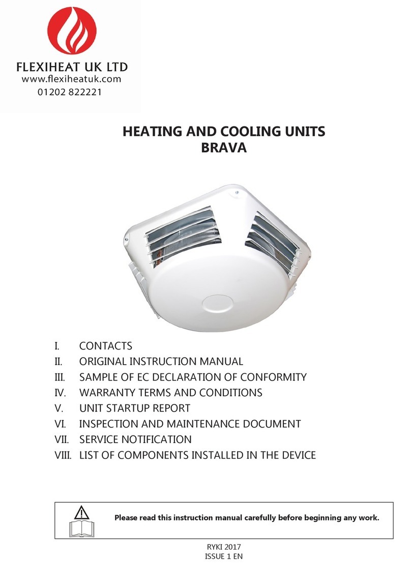 Flexiheat BRAVA Original instruction Flexiheat BRAVA Original instruction