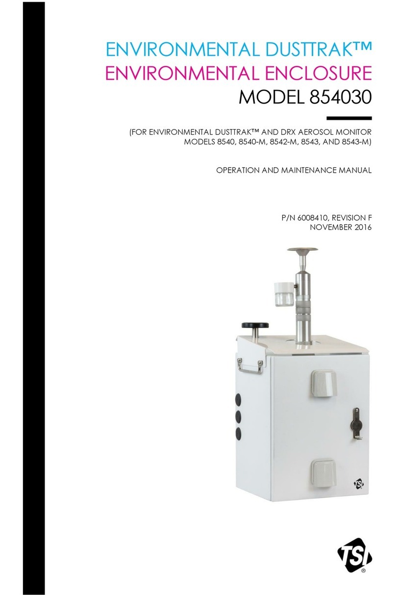 TSI Instruments DUSTTRAK 854030 Operation and maintenance manual TSI Instruments DUSTTRAK 854030 Operation and maintenance manual