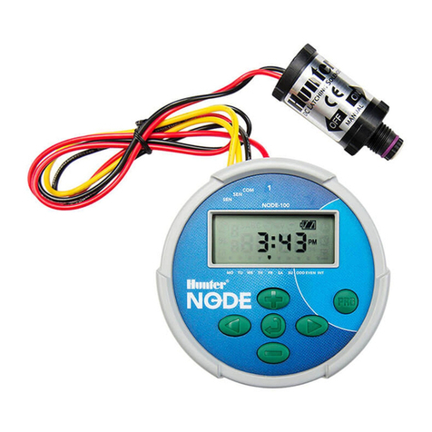Hunter NODE-100 Owners manual and programming instructions