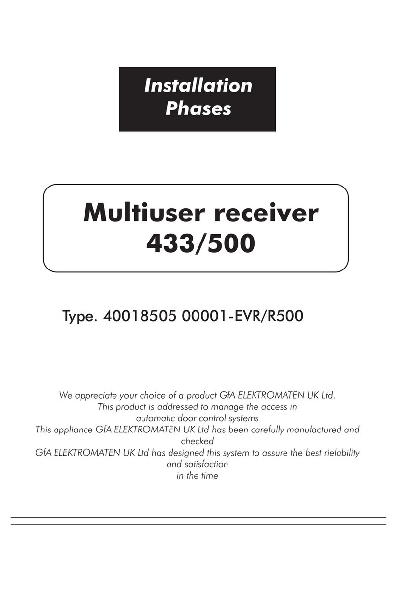 GFA 433 User manual