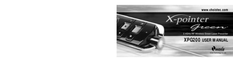 x-pointer XPG200 user manual