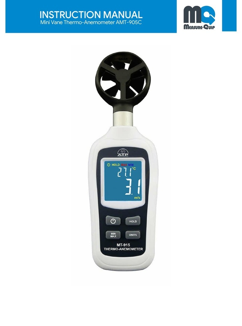 Measure-Quip Mini Vane Thermo-Anemometer AMT-905C instruction manual