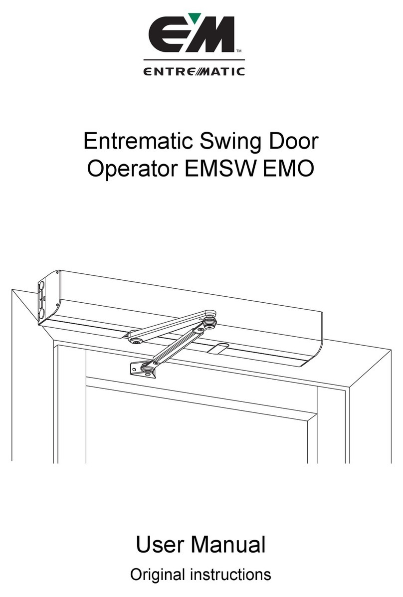 Entrematic EMSW EMO User manual