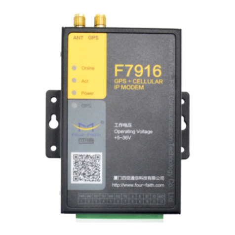 Four-Faith F7916 Series user manual