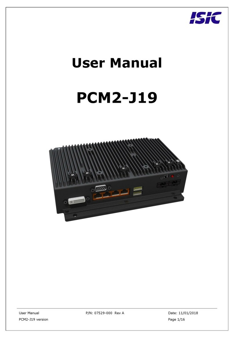 ISIC PCM2-J19 user manual