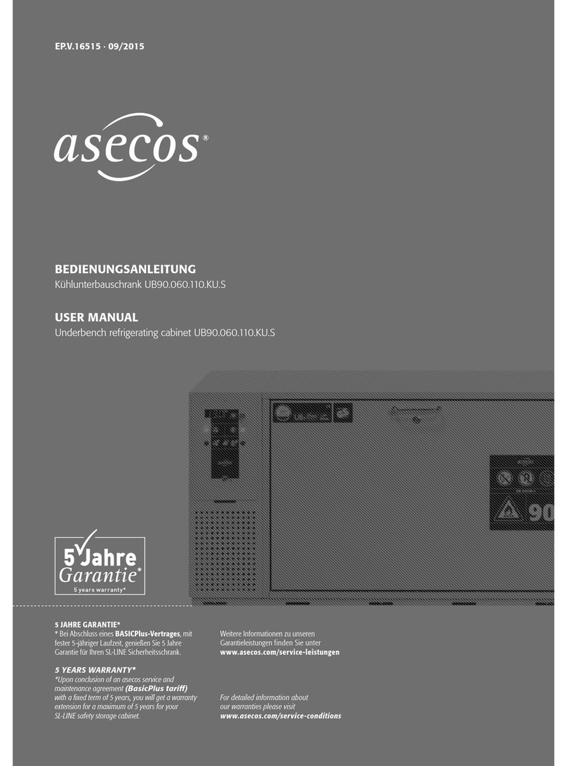 asecos UB90.060.110.KU.S user manual