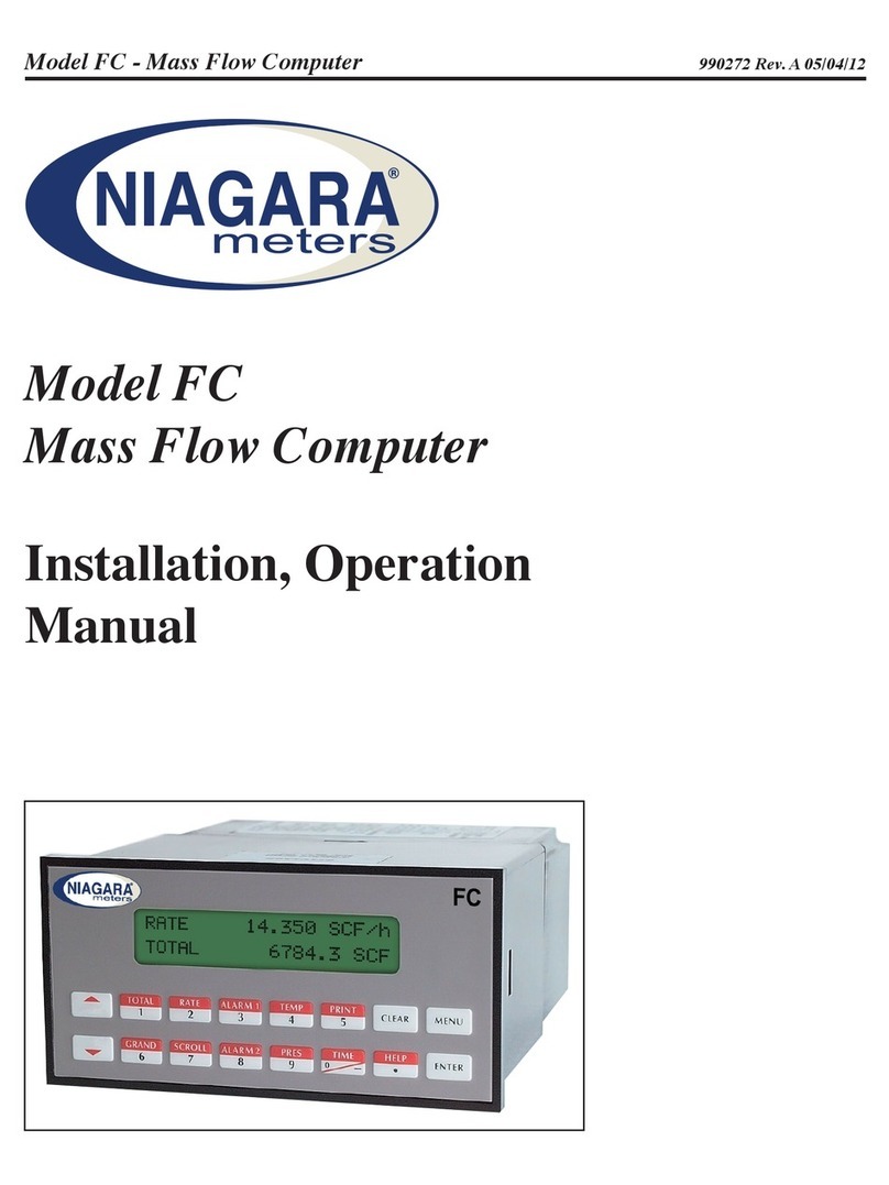 Niagara FC Installation & operation manual