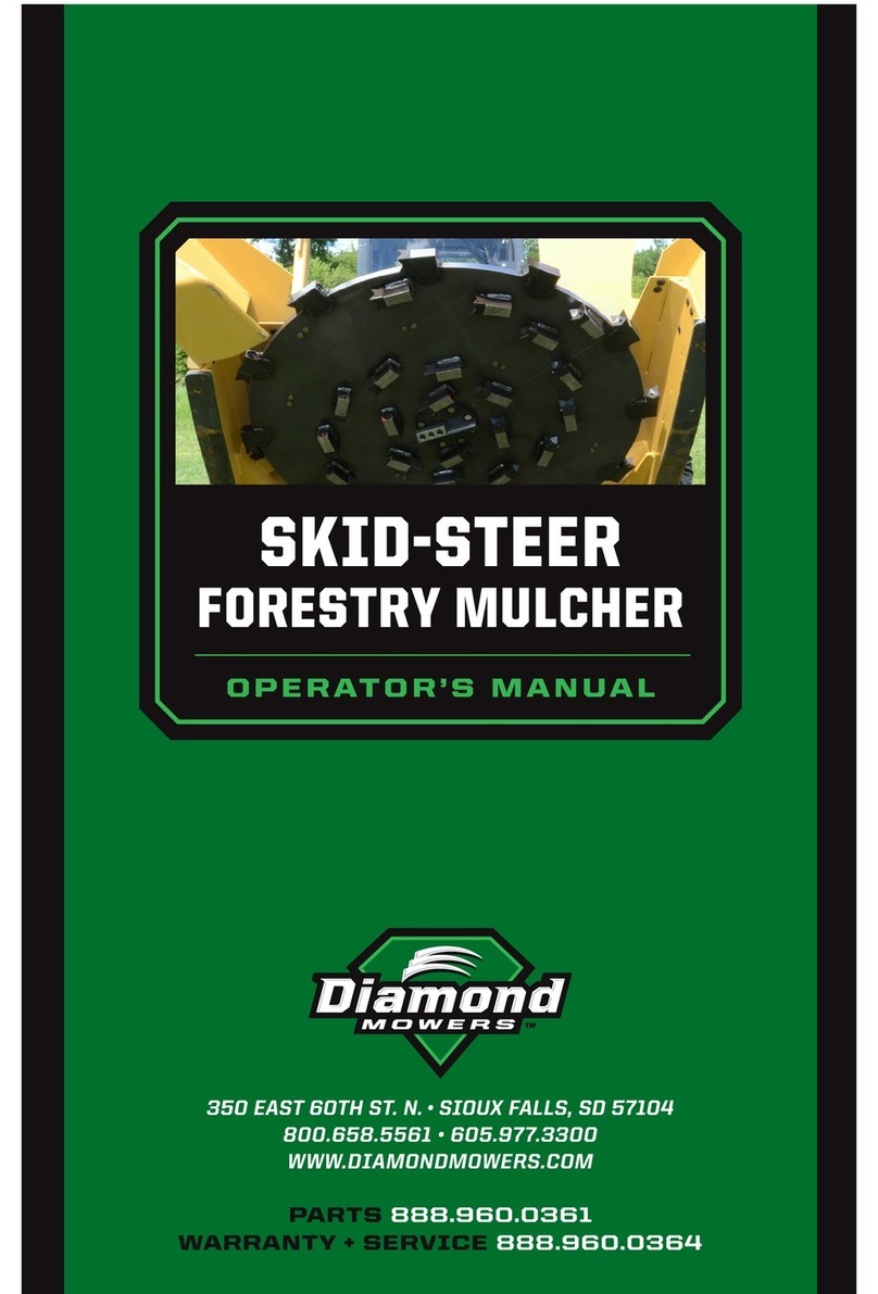 diamond mowers 60" Forestry Mulcher Operator's manual