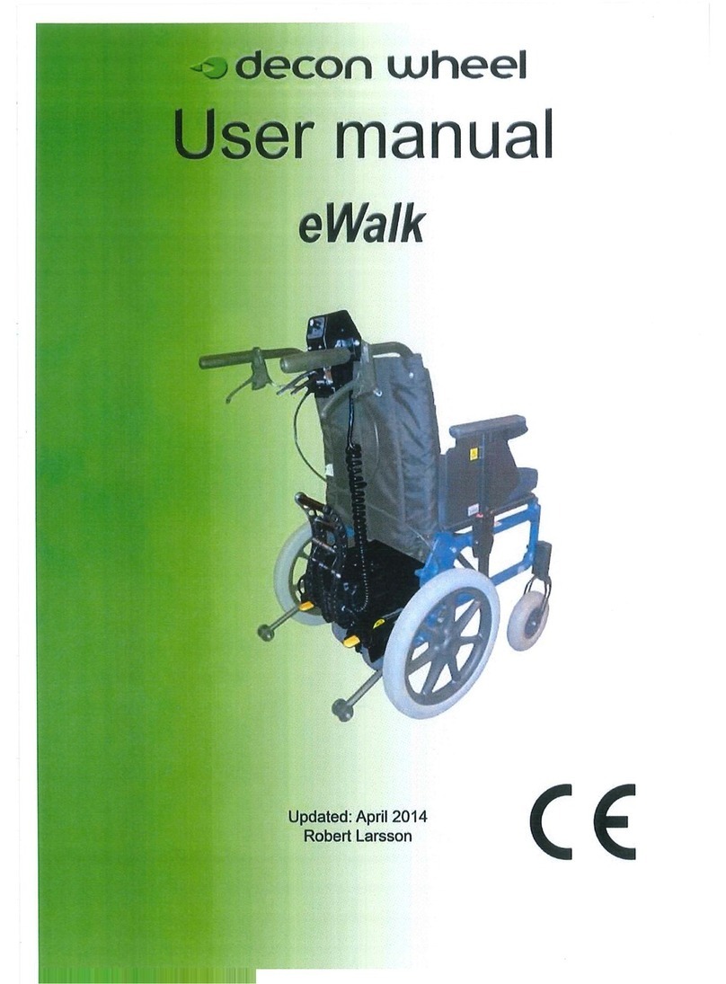Decon wheel eWalk User manual
