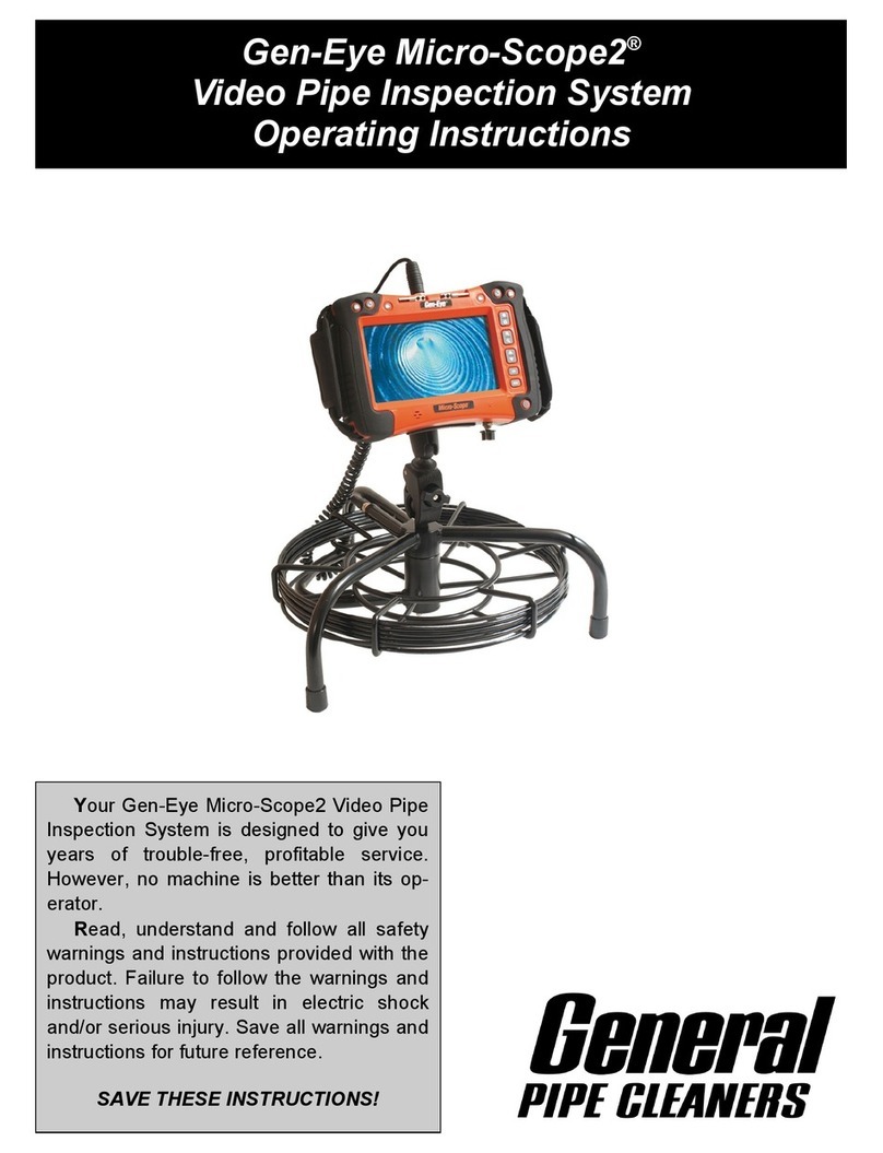 General Pipe Cleaners Gen-Eye Micro-Scope2 operating instructions General Pipe Cleaners Gen-Eye Micro-Scope2 operating instructions