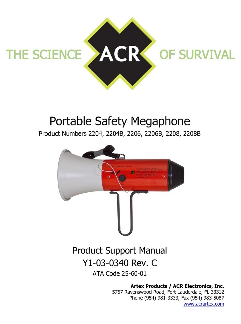 ACR Electronics 2204B Product support manual