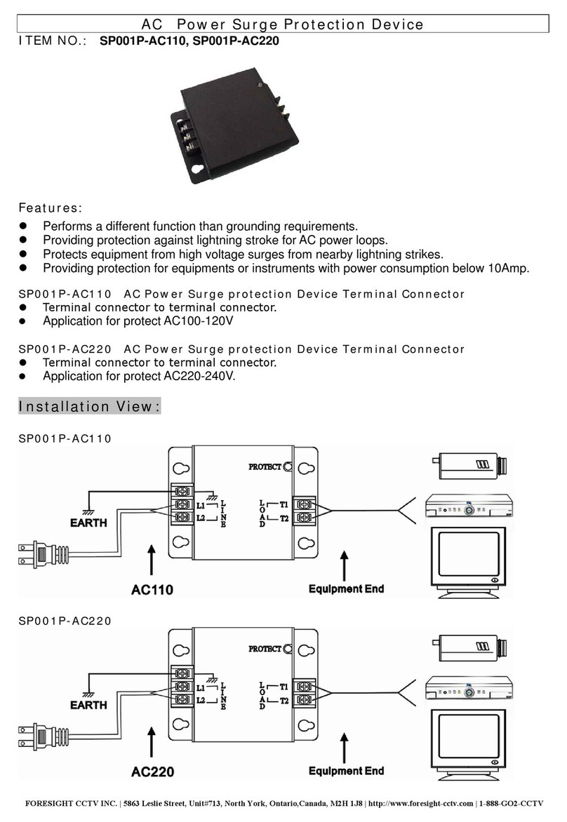 FORESIGHT SP001P-AC220 User manual