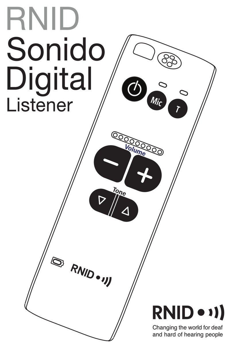 Rnid Sonido Digital Listener manual