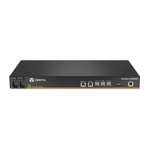 Vertiv Avocent ACS8000 Installer/user guide