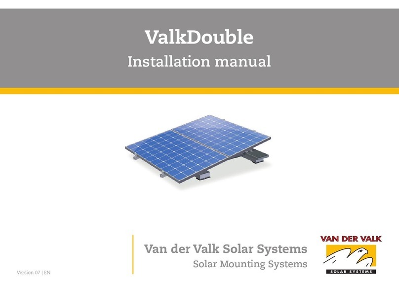 Van Der Valk ValkDouble installation manual Van Der Valk ValkDouble installation manual