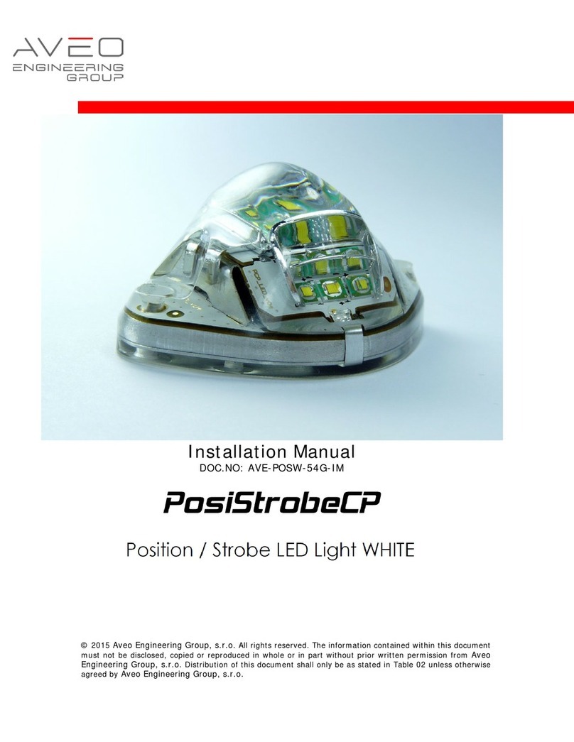 Aveo Engineering PosiStrobe CP installation manual