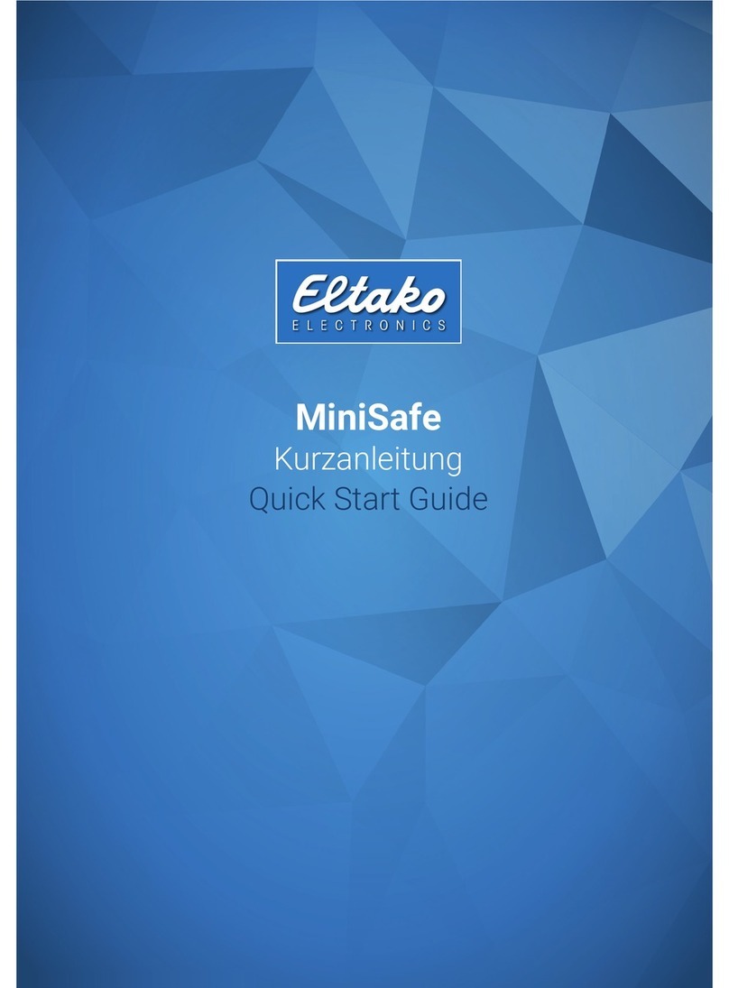 Eltako electronics MiniSafe quick start guide