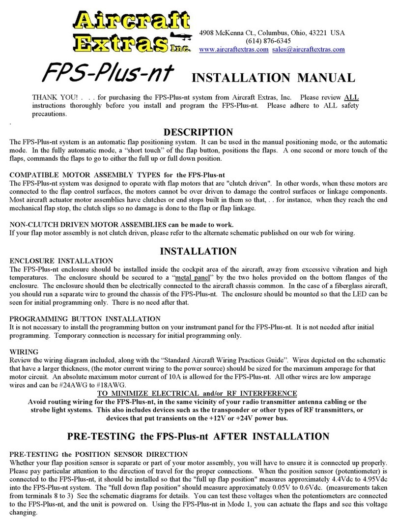 Aircraft Extras FPS-Plus-nt installation manual