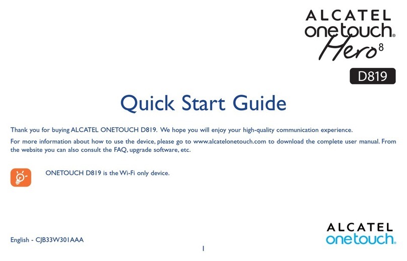 Alcatel Hero 8 User manual