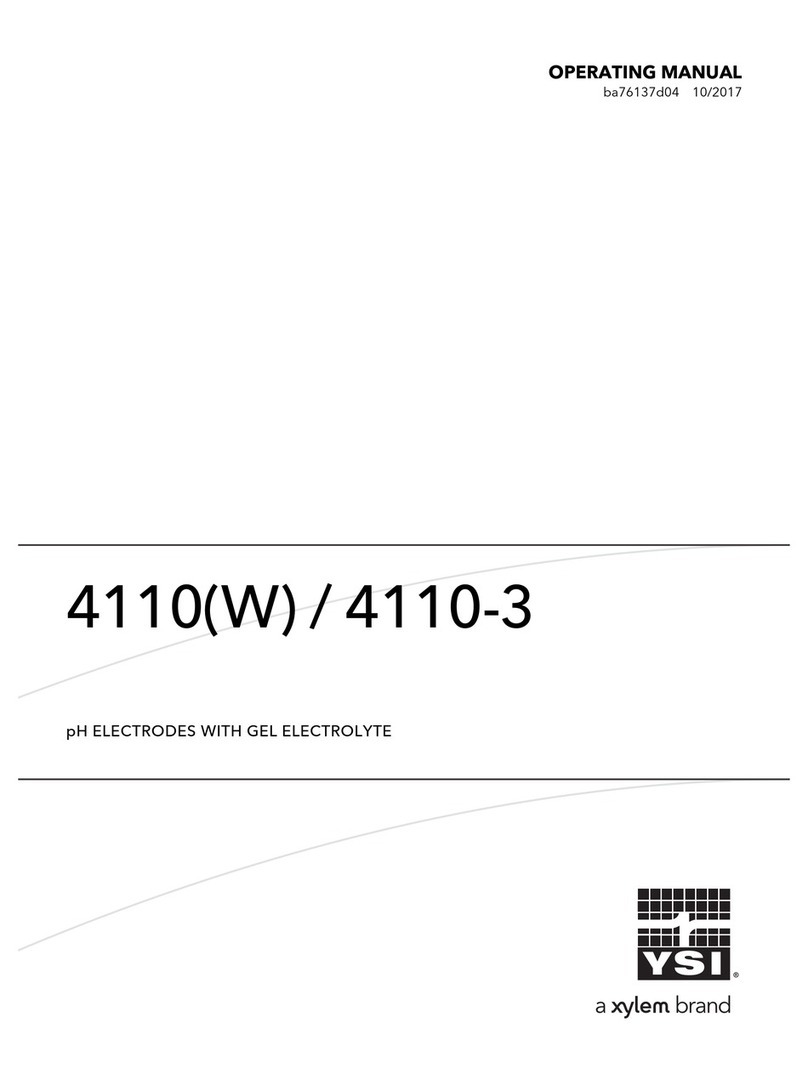 YSI 4110W operating manual