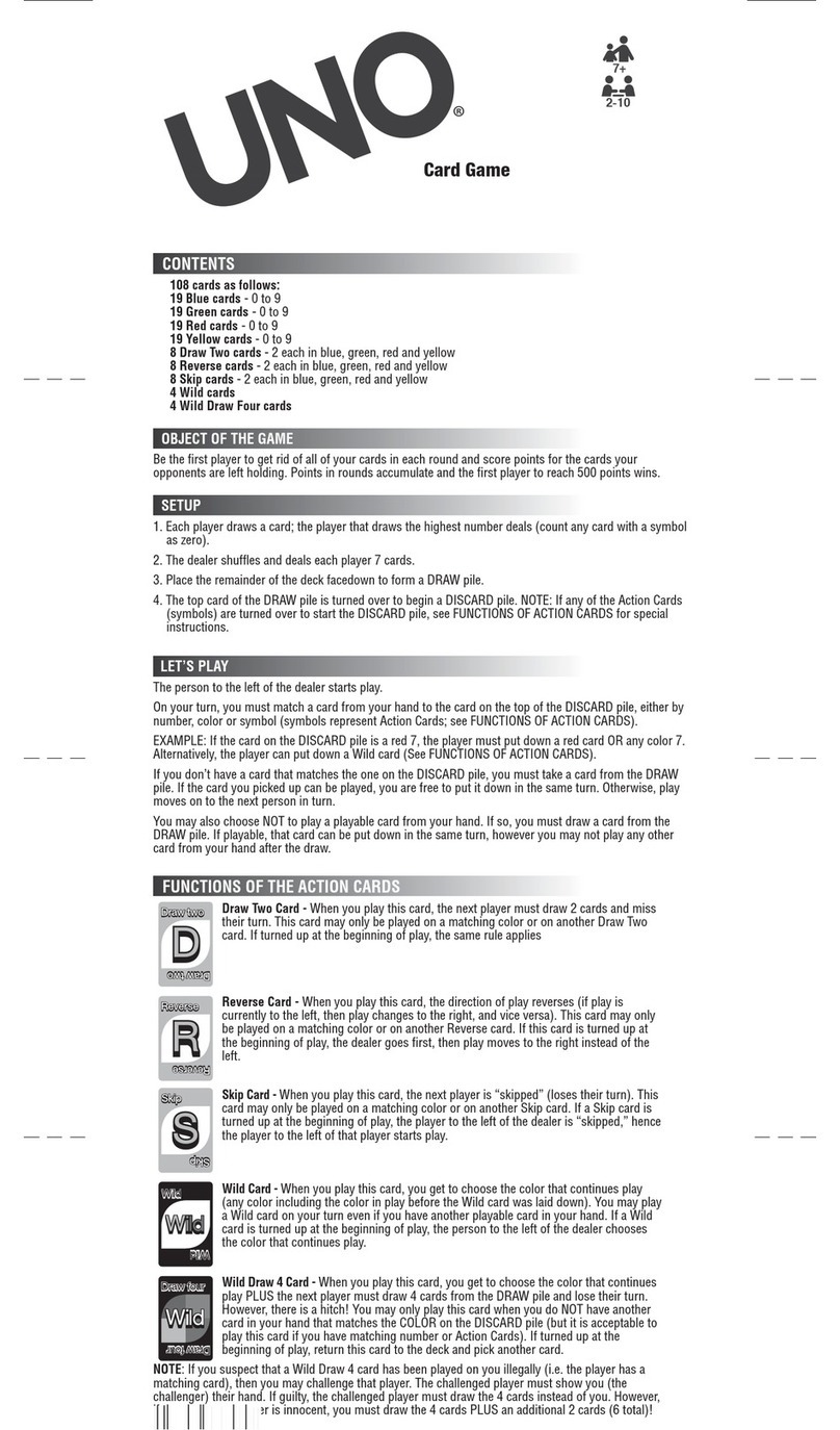 Mattel UNO User manual
