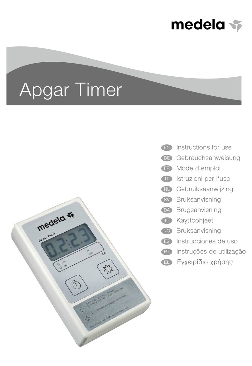 Medela Apgar Timer Instructions for use