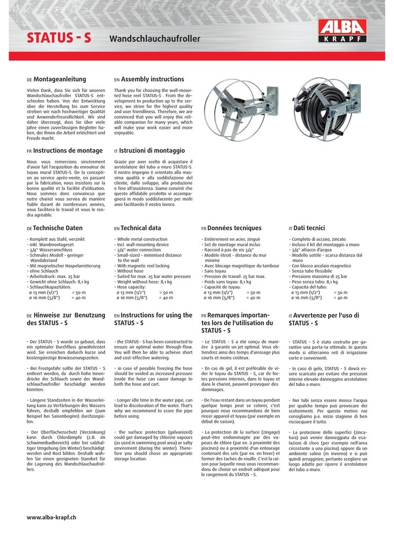 ALBA-KRAPF STATUS - S Assembly instructions