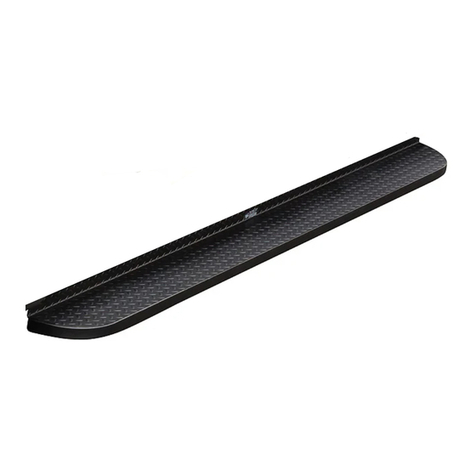 Westin HDX RUNNING BOARDS installation instructions