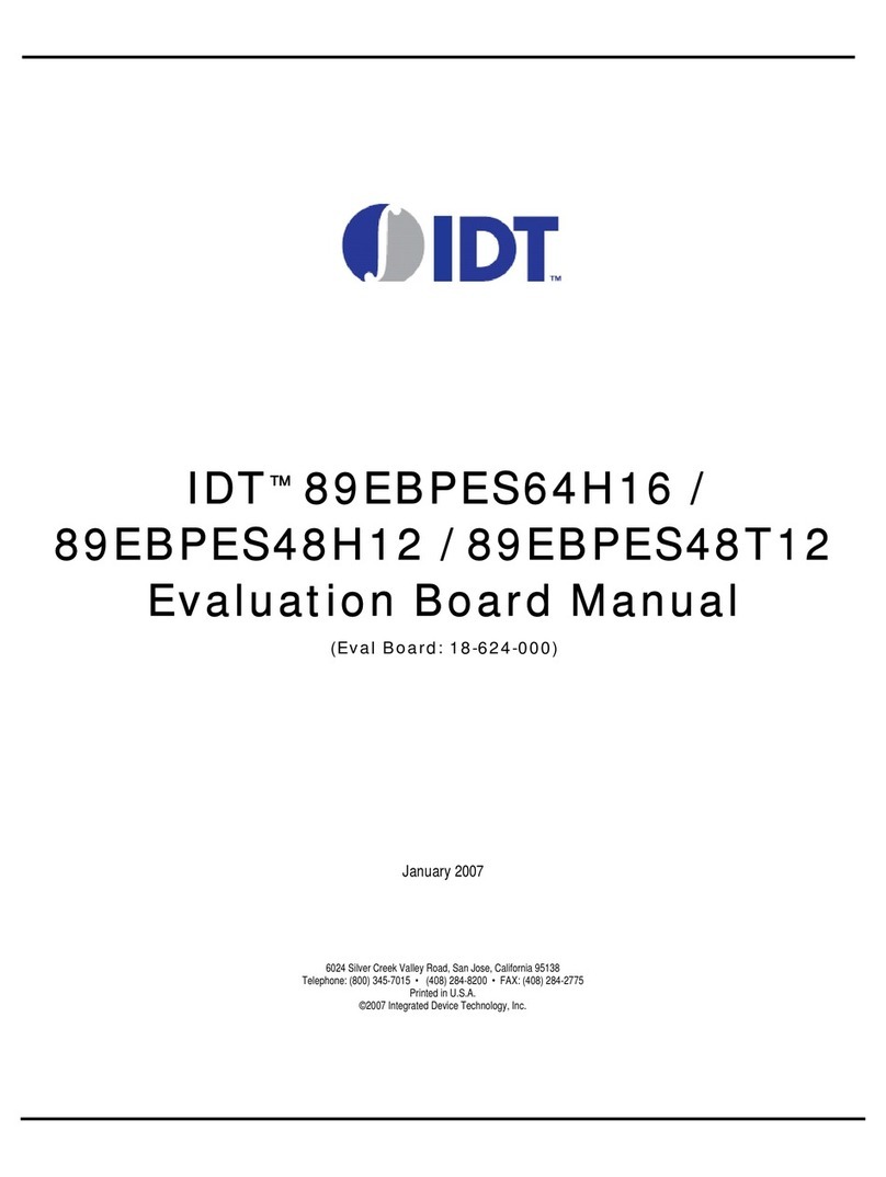 IDT 89EBPES48H12 manual