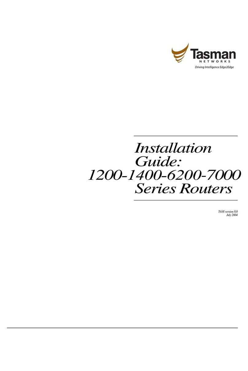 Tasman 1200 Series installation guide