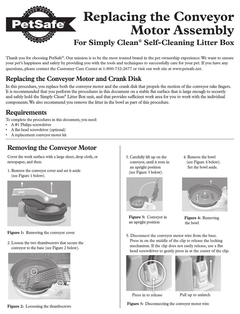 Petsafe Simply Clean Replacement manual