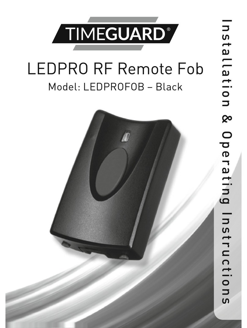 Timeguard LEDPROFOB Installation & operating instructions