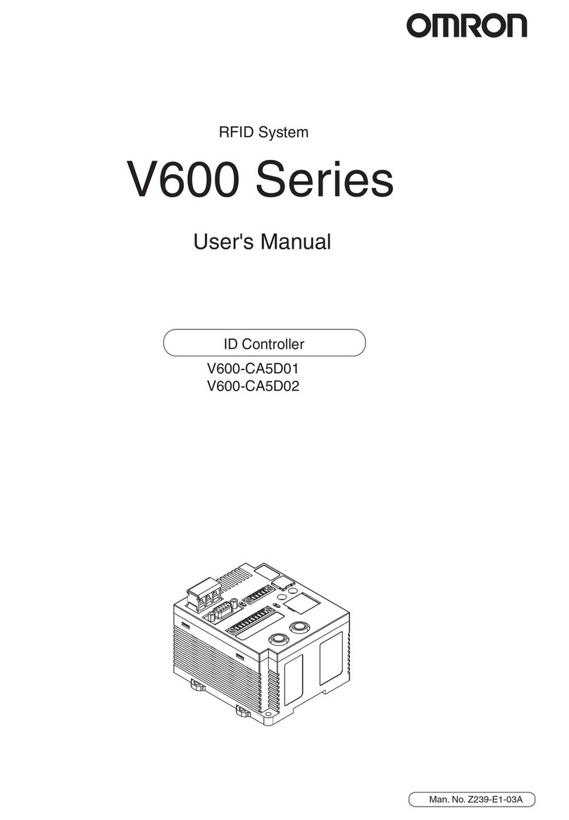 Omron V600 Series User manual