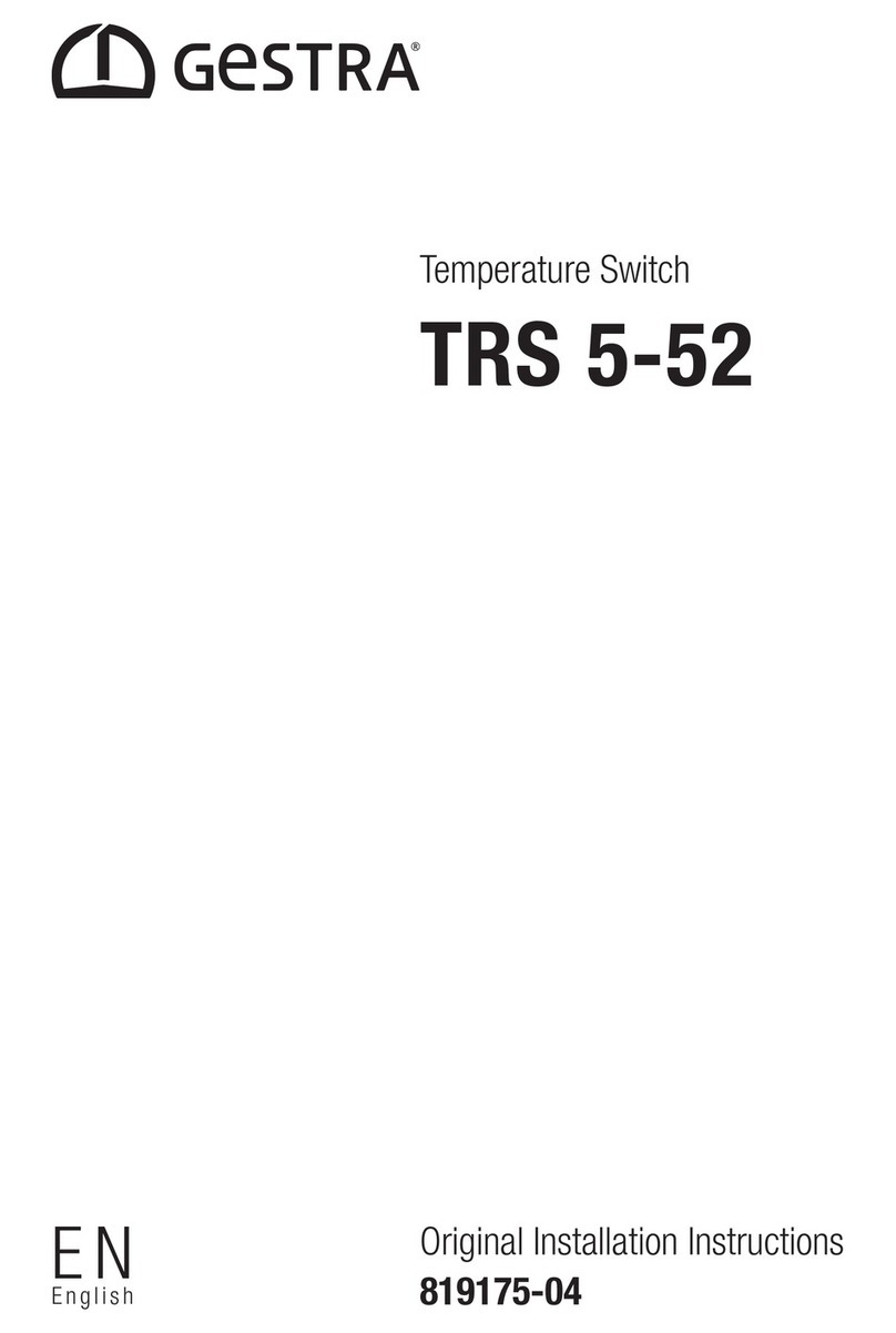 GESTRA TRS 5-52 installation instructions