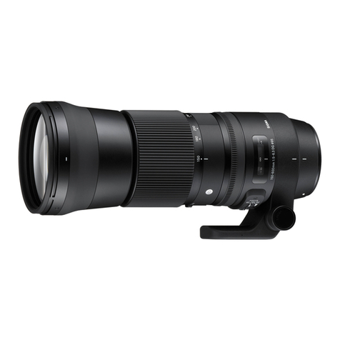 Sigma 150-600mm F5-6.3 DG OS HSM User manual