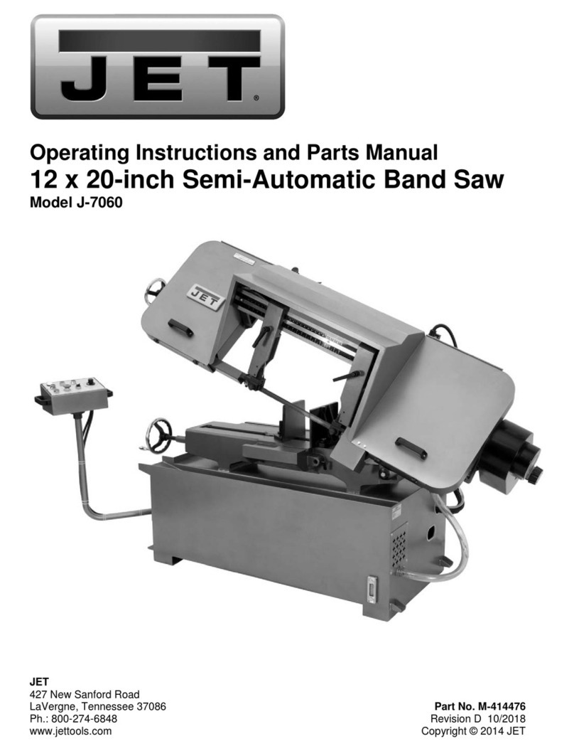 Jet J-7060 Operating instructions and parts manual
