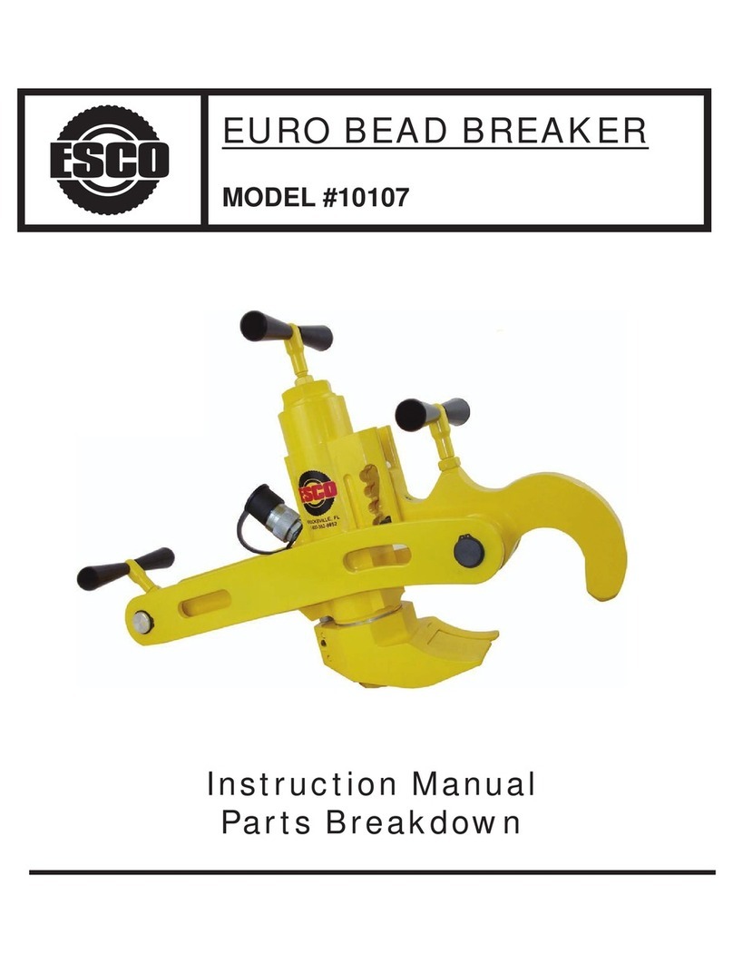 Esco 10107 User manual