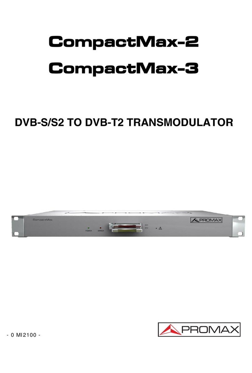 Promax CompactMax-2 user manual