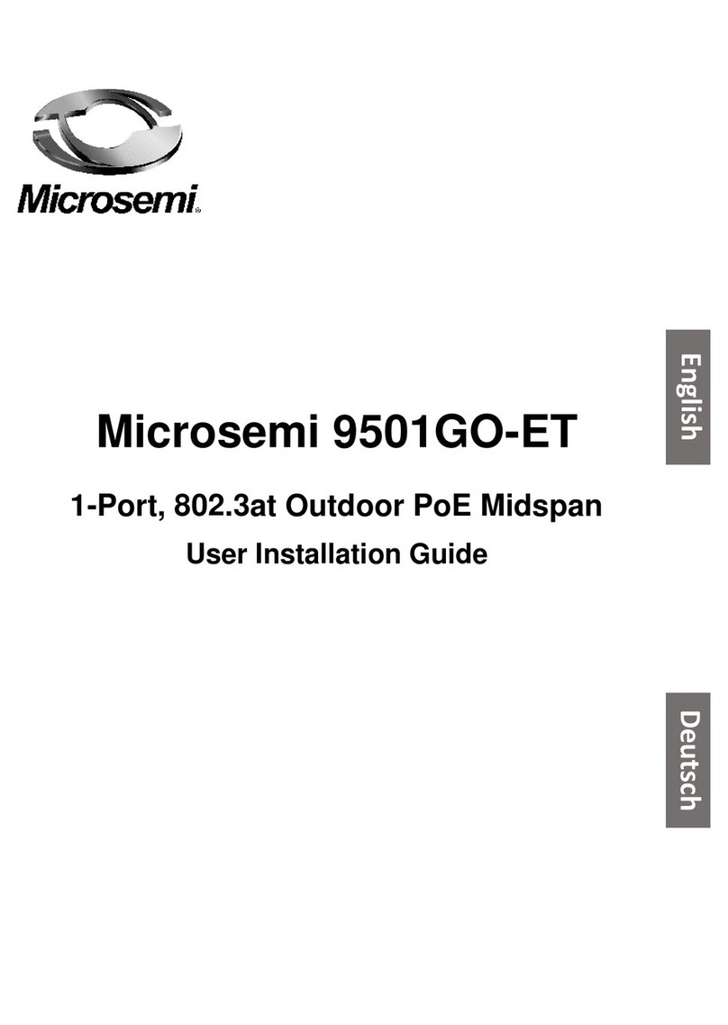 Microsemi 9501GO-ET Troubleshooting guide